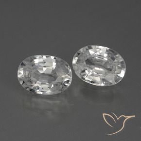 Shop natural 2.30ct ホワイト ジルコン gems, 楕円形, from カンボジア at GemSelect. In stock, global shipping!
