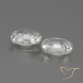 Shop natural 2.15ct ホワイト ジルコン gems, 楕円形, from カンボジア at GemSelect. In stock, global shipping!