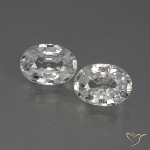 Shop natural 2.29ct ホワイト ジルコン gems, 楕円形, from カンボジア at GemSelect. In stock, global shipping!