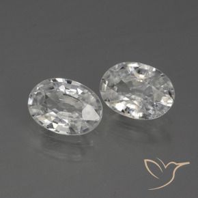 Shop natural 2.29ct ホワイト ジルコン gems, 楕円形, from カンボジア at GemSelect. In stock, global shipping!
