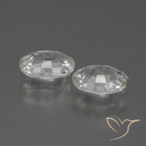 Shop natural 2.29ct ホワイト ジルコン gems, 楕円形, from カンボジア at GemSelect. In stock, global shipping!
