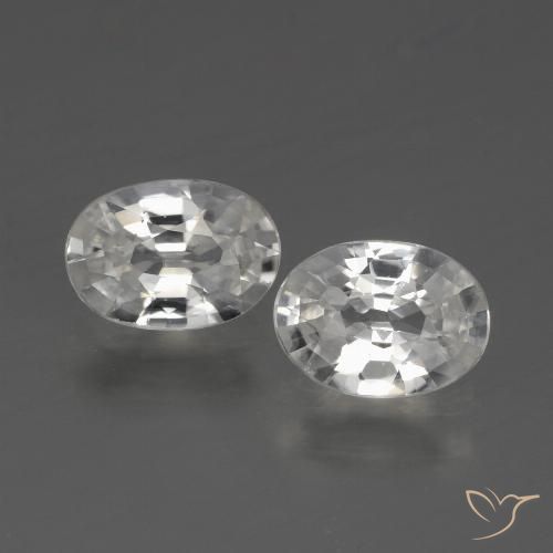 Shop natural 2.15ct ホワイト ジルコン gems, 楕円形, from カンボジア at GemSelect. In stock, global shipping!