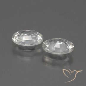 Shop natural 1.96ct ホワイト ジルコン gems, 楕円形, from カンボジア at GemSelect. In stock, global shipping!