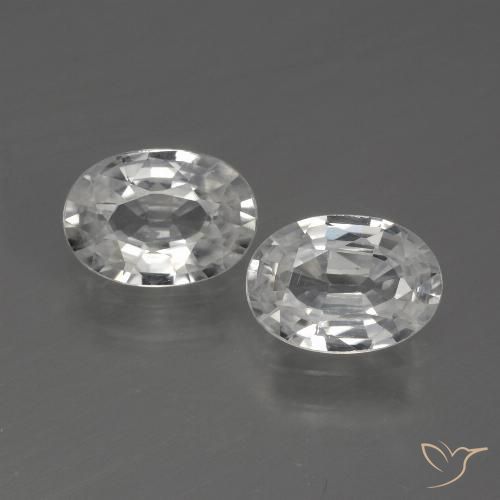 Shop natural 2.28ct ホワイト ジルコン gems, 楕円形, from カンボジア at GemSelect. In stock, global shipping!