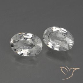 Shop natural 2.28ct ホワイト ジルコン gems, 楕円形, from カンボジア at GemSelect. In stock, global shipping!