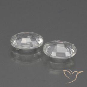 Shop natural 2.28ct ホワイト ジルコン gems, 楕円形, from カンボジア at GemSelect. In stock, global shipping!