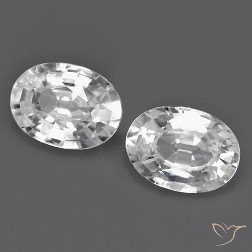 Shop natural 2.30ct ホワイト ジルコン gems, 楕円形, from カンボジア at GemSelect. In stock, global shipping!
