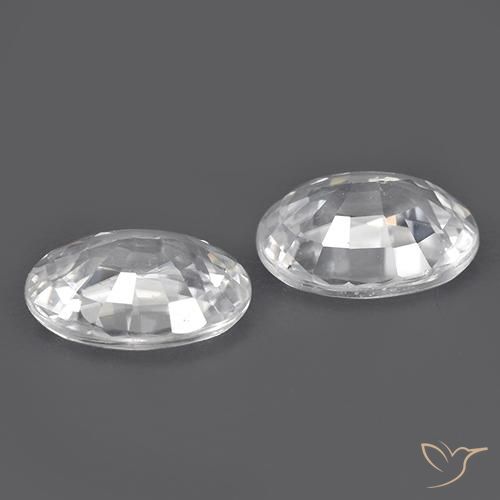 Shop natural 2.30ct ホワイト ジルコン gems, 楕円形, from カンボジア at GemSelect. In stock, global shipping!