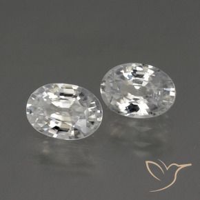 Shop natural 2.48ct ホワイト ジルコン gems, 楕円形, from カンボジア at GemSelect. In stock, global shipping!