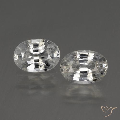 Shop natural 2.50ct ホワイト ジルコン gems, 楕円形, from カンボジア at GemSelect. In stock, global shipping!