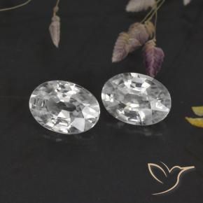 Shop natural 2.42ct ホワイト ジルコン gems, 楕円形, from カンボジア at GemSelect. In stock, global shipping!