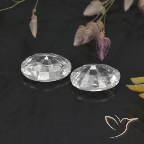 Shop natural 2.42ct ホワイト ジルコン gems, 楕円形, from カンボジア at GemSelect. In stock, global shipping!