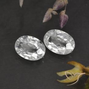 Shop natural 2.28ct ホワイト ジルコン gems, 楕円形, from カンボジア at GemSelect. In stock, global shipping!