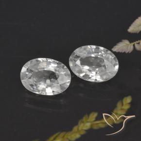Shop natural 2.41ct ホワイト ジルコン gems, 楕円形, from カンボジア at GemSelect. In stock, global shipping!