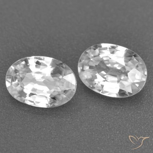 Shop natural 2.19ct ホワイト ジルコン gems, 楕円形, from カンボジア at GemSelect. In stock, global shipping!