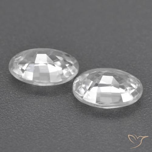 Shop natural 2.19ct ホワイト ジルコン gems, 楕円形, from カンボジア at GemSelect. In stock, global shipping!