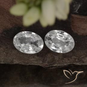 Shop natural 2.08ct ホワイト ジルコン gems, 楕円形, from カンボジア at GemSelect. In stock, global shipping!