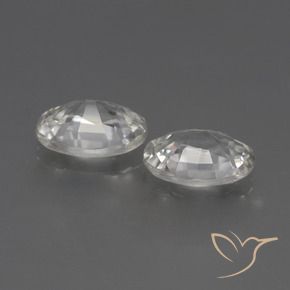 Shop natural 2.27ct ホワイト ジルコン gems, 楕円形, from カンボジア at GemSelect. In stock, global shipping!