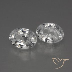 Shop natural 2.49ct ホワイト ジルコン gems, 楕円形, from カンボジア at GemSelect. In stock, global shipping!