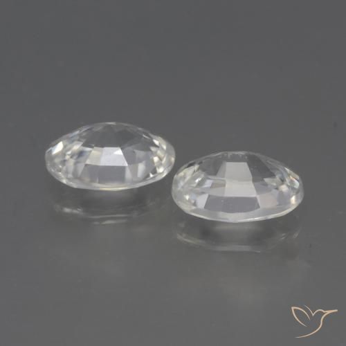 Shop natural 2.42ct ホワイト ジルコン gems, 楕円形, from カンボジア at GemSelect. In stock, global shipping!