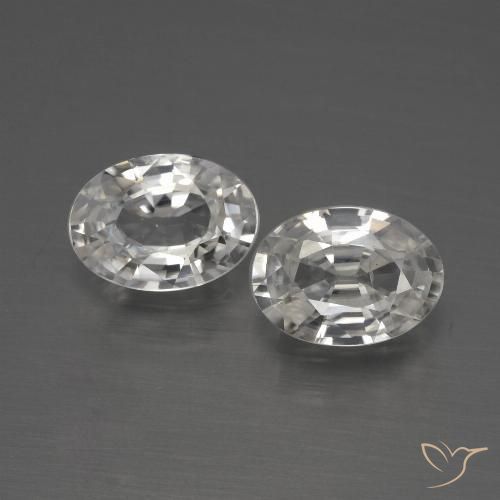 Shop natural 2.12ct ホワイト ジルコン gems, 楕円形, from カンボジア at GemSelect. In stock, global shipping!