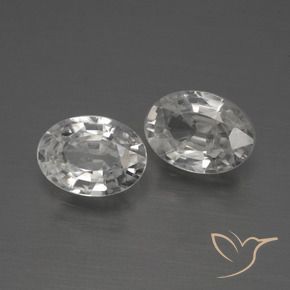 Shop natural 2.12ct ホワイト ジルコン gems, 楕円形, from カンボジア at GemSelect. In stock, global shipping!
