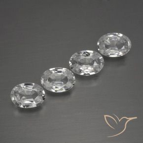 Shop natural 3.99ct クリアホワイト ジルコン gems, 楕円形, from カンボジア at GemSelect. In stock, global shipping!