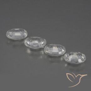 Shop natural 3.99ct クリアホワイト ジルコン gems, 楕円形, from カンボジア at GemSelect. In stock, global shipping!