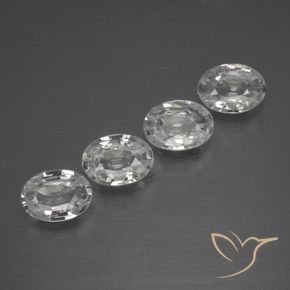 Shop natural 4.16ct クリアホワイト ジルコン gems, 楕円形, from カンボジア at GemSelect. In stock, global shipping!