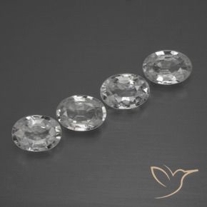 Shop natural 4.17ct クリアホワイト ジルコン gems, 楕円形, from カンボジア at GemSelect. In stock, global shipping!