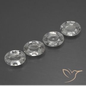 Shop natural 4.34ct ホワイト ジルコン gems, 楕円形, from カンボジア at GemSelect. In stock, global shipping!