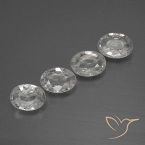 Shop natural 4.06ct ホワイト ジルコン gems, 楕円形, from カンボジア at GemSelect. In stock, global shipping!