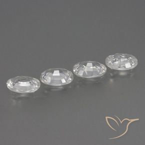 Shop natural 3.98ct ホワイト ジルコン gems, 楕円形, from カンボジア at GemSelect. In stock, global shipping!