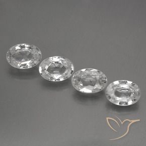 Shop natural 4.30ct ホワイト ジルコン gems, 楕円形, from カンボジア at GemSelect. In stock, global shipping!