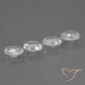 Shop natural 4.30ct ホワイト ジルコン gems, 楕円形, from カンボジア at GemSelect. In stock, global shipping!