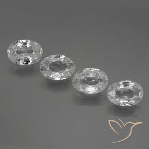Shop natural 4.34ct クリアホワイト ジルコン gems, 楕円形, from カンボジア at GemSelect. In stock, global shipping!