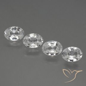 Shop natural 4.11ct ホワイト ジルコン gems, 楕円形, from カンボジア at GemSelect. In stock, global shipping!