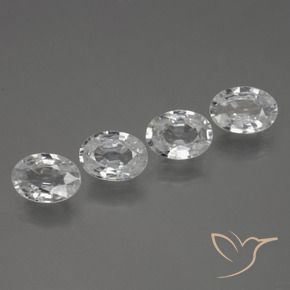 Shop natural 4.23ct クリアホワイト ジルコン gems, 楕円形, from カンボジア at GemSelect. In stock, global shipping!