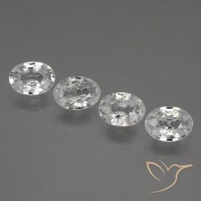 Shop natural 4.10ct ホワイト ジルコン gems, 楕円形, from カンボジア at GemSelect. In stock, global shipping!