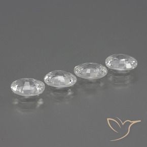 Shop natural 4.10ct ホワイト ジルコン gems, 楕円形, from カンボジア at GemSelect. In stock, global shipping!