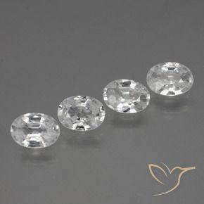 Shop natural 4.07ct ホワイト ジルコン gems, 楕円形, from カンボジア at GemSelect. In stock, global shipping!