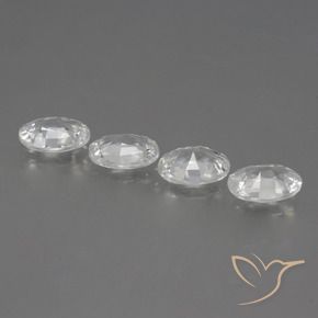 Shop natural 4.07ct ホワイト ジルコン gems, 楕円形, from カンボジア at GemSelect. In stock, global shipping!