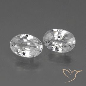 Shop natural 2.21ct ホワイト ジルコン gems, 楕円形, from カンボジア at GemSelect. In stock, global shipping!