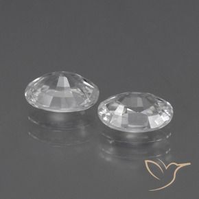 Shop natural 2.31ct ホワイト ジルコン gems, 楕円形, from カンボジア at GemSelect. In stock, global shipping!