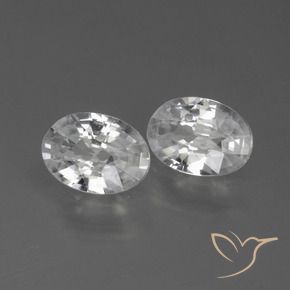 Shop natural 2.11ct ホワイト ジルコン gems, 楕円形, from カンボジア at GemSelect. In stock, global shipping!