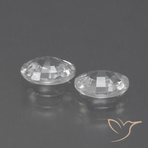 Shop natural 2.11ct ホワイト ジルコン gems, 楕円形, from カンボジア at GemSelect. In stock, global shipping!