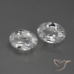 Shop natural 2.34ct ホワイト ジルコン gems, 楕円形, from カンボジア at GemSelect. In stock, global shipping!