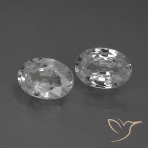 Shop natural 2.38ct ホワイト ジルコン gems, 楕円形, from カンボジア at GemSelect. In stock, global shipping!