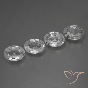 Shop natural 4.00ct クリアホワイト ジルコン gems, 楕円形, from カンボジア at GemSelect. In stock, global shipping!