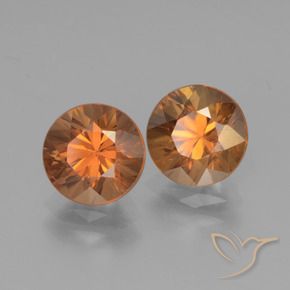 Shop natural 3.94ct 黄色がかったオレンジ ジルコン gems, ラウンド, from カンボジア at GemSelect. In stock, global shipping!